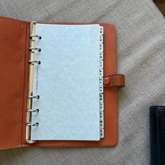 Vintage Filofax Real Pigskin Leather Binder - Picture 5 of 5